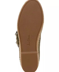 Flat-Sam Edelman Maddy Mary Jane Espadrille Wild Moss