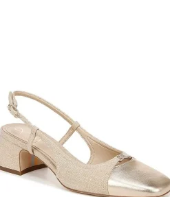 Heel-Sam Edelman Tarra 2 Gold Slingback