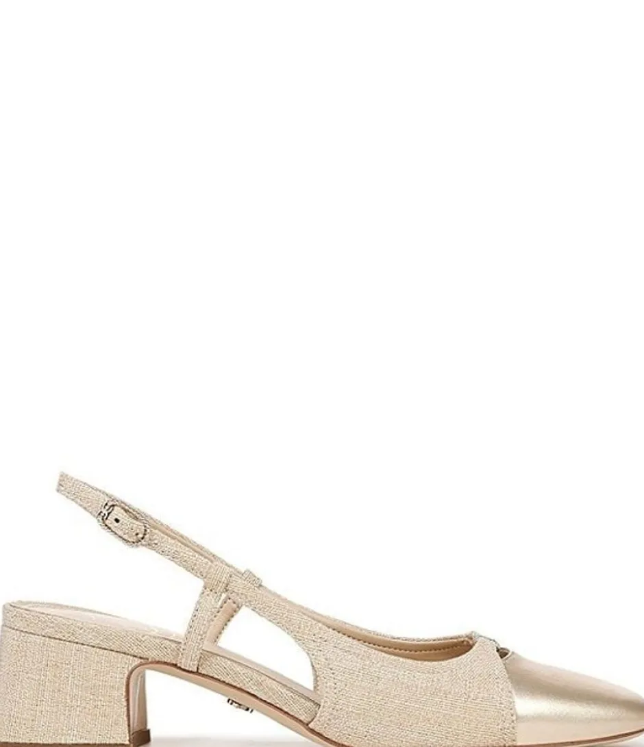 Heel-Sam Edelman Tarra 2 Gold Slingback