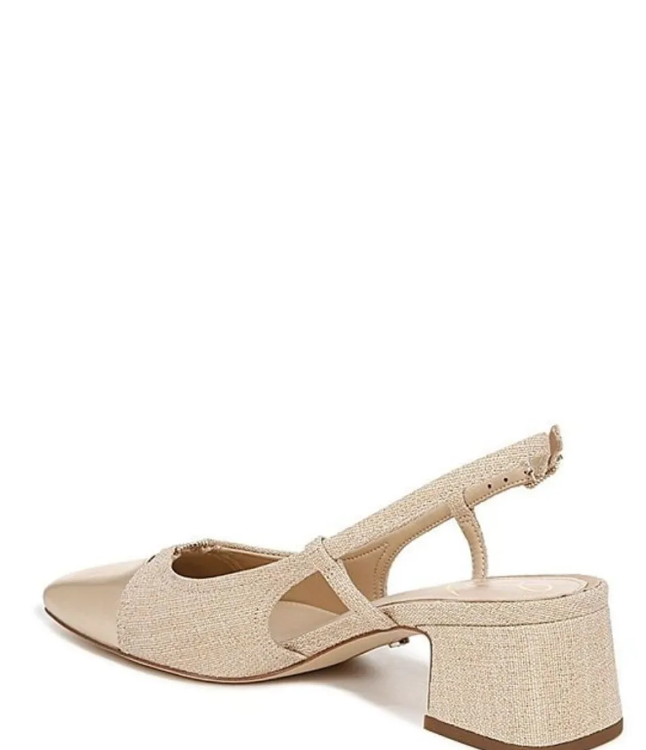 Heel-Sam Edelman Tarra 2 Gold Slingback