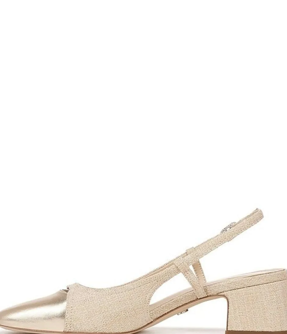 Heel-Sam Edelman Tarra 2 Gold Slingback
