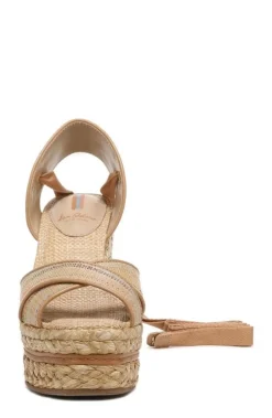 Wedge-Sam Edelman Vaughn Ankle Wrap Espadrille Platform Wedge Sandal
