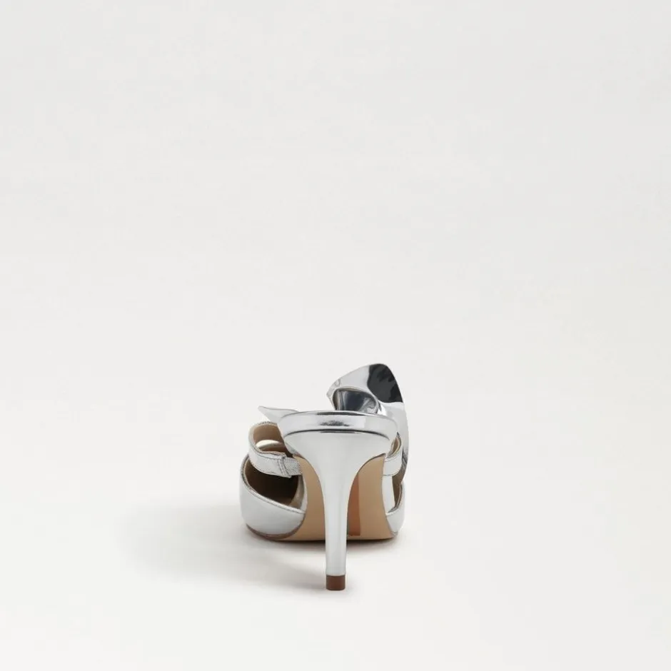 Heel-Sam Edelman Veranda Mule Pump Soft Silver