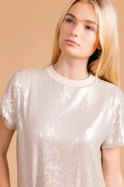 Blouses-S'edge Apparel S'Edge Apparel Ava Top Marshmallow