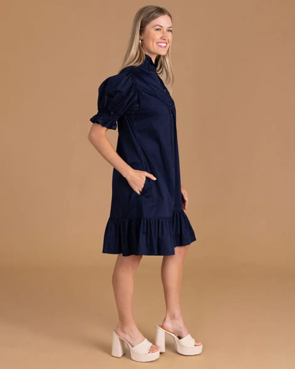 Midi-S'edge Apparel S'Edge Apparel Erin Dress In Passport