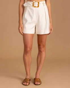 Shorts-S'edge Apparel S'Edge Apparel Maya Short In Bone