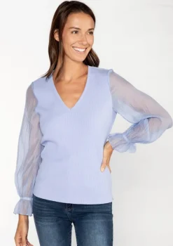 Blouses-S'edge Apparel S'Edge Apparel Murphy Top Party Peri