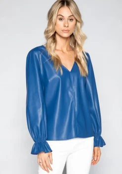 Blouses-S'edge Apparel S'Edge Apparel Murphy Top Saphire