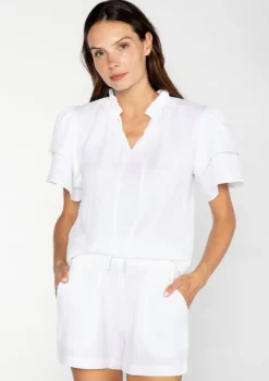 Blouses-S'edge Apparel S'Edge Apparel Sally Top White