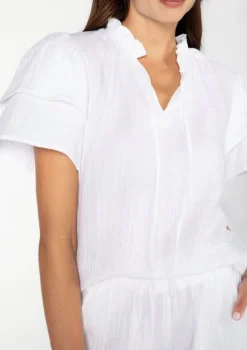 Blouses-S'edge Apparel S'Edge Apparel Sally Top White