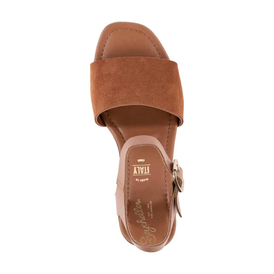 Sandal-Seychelles Manila Cognac Suede