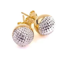 Jewelry-Sheila Fajl Bosnia Sphere Stud Gold