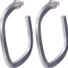 Jewelry-Sheila Fajl Square Elisa Hoops Silver