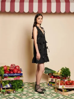 Mini-Sister Jane Butter Bow Mini Dress