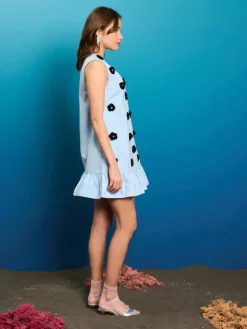 Mini-Sister Jane Capri Crochet Mini Dress