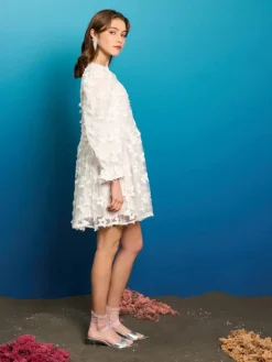 Mini-Sister Jane Periwinkle Organza Mini Dress
