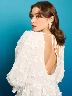 Mini-Sister Jane Periwinkle Organza Mini Dress