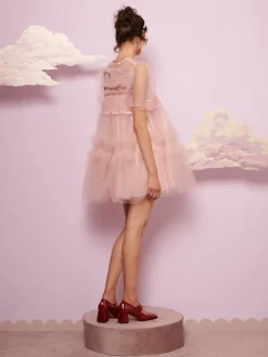 Mini-Sister Jane Pointe Tulle Shirring Dress