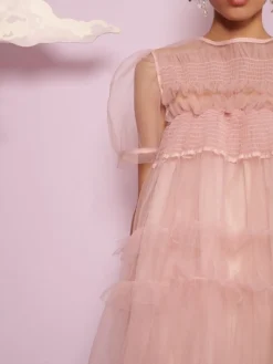 Mini-Sister Jane Pointe Tulle Shirring Dress
