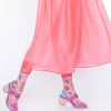 Socks And Tights-Sock Candy Retro Sweets Sheer Crew Sock