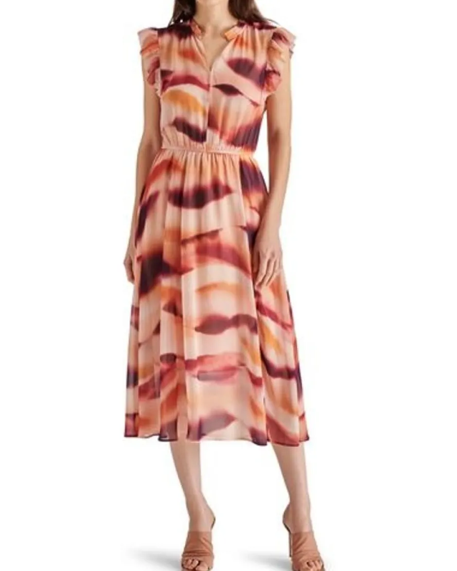 Midi-Steve Madden Allegra Dress In Rosewater