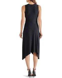 Midi-Steve Madden Anisa Black Dress