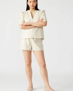 Shorts-Steve Madden Faux The Record Short
