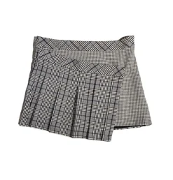 Skirts-Steve Madden Jeanne Skirt Brown Plaid Mix