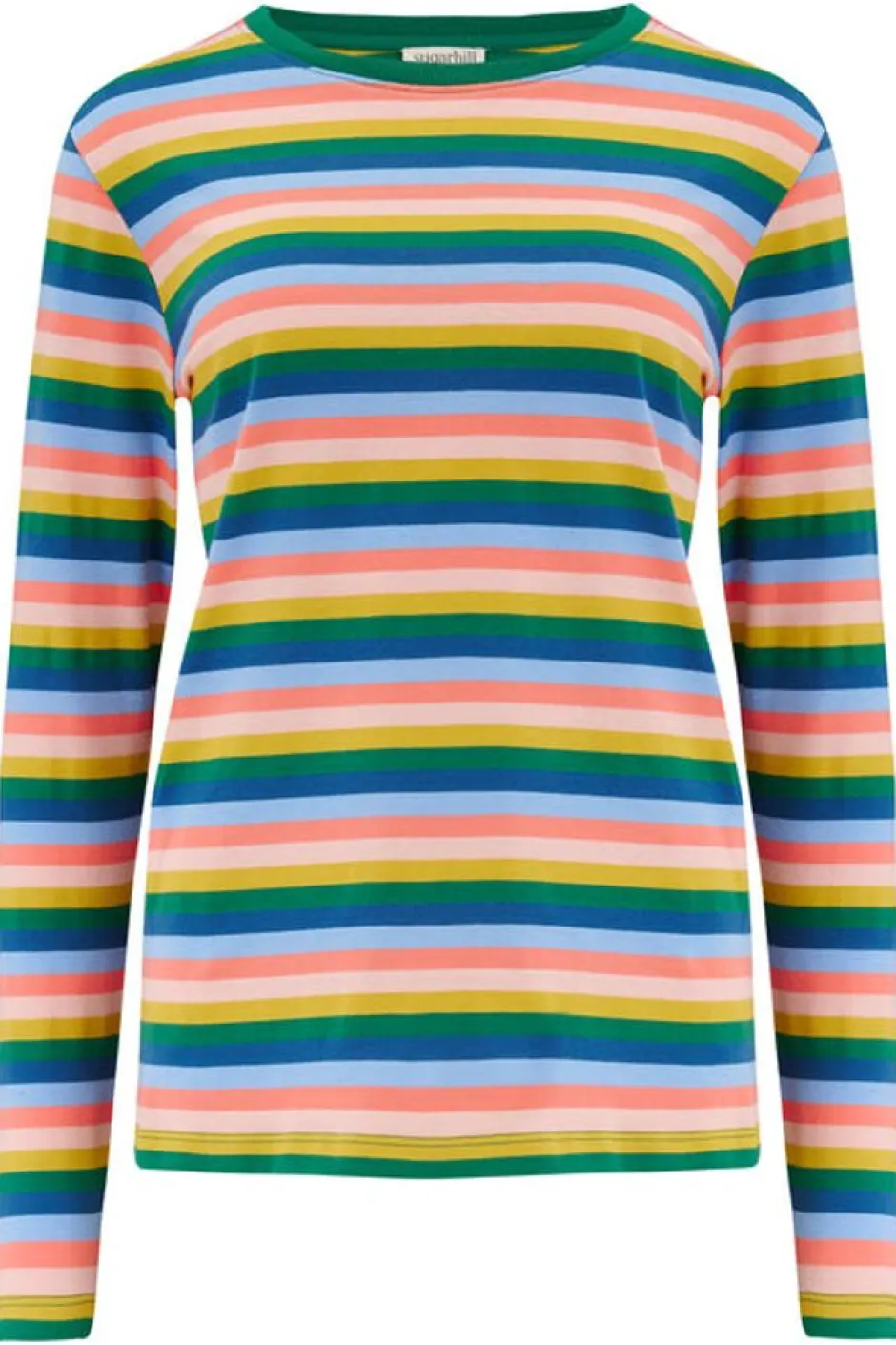 T-Shirts-Sugarhill Brighton Brunswick Jersey Top - Multi, Retro Stripes