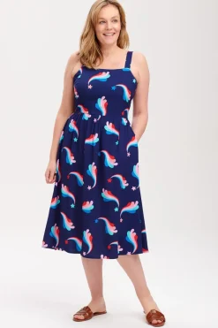 Midi-Sugarhill Brighton Francine Sundress In Star Flourish