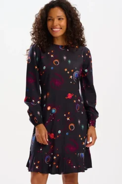 Mini-Sugarhill Brighton Juliette Dress - Black, Colourful Universe