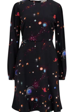 Mini-Sugarhill Brighton Juliette Dress - Black, Colourful Universe