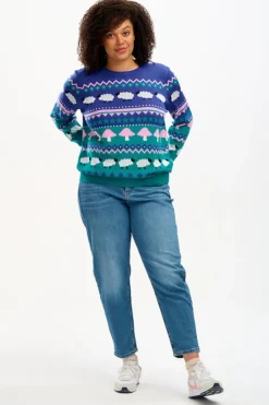 Sweaters-Sugarhill Brighton Rosie Jumper - Multi, Rural Fairisle
