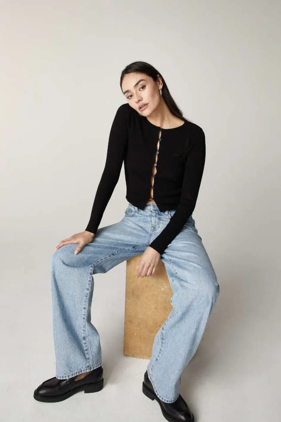 Jeans-Unpublished Rumi High-Rise Stacked Leg In Highland